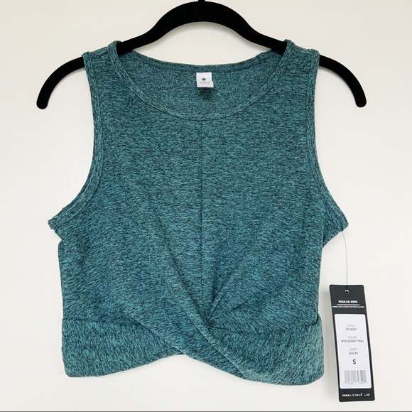 Yogalicious Tops - NWT Yogalicious Lux Soft Cropped Workout Tank Top